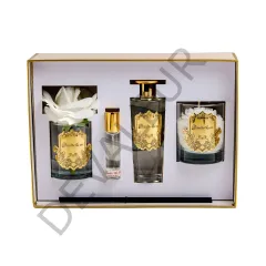 Guerlie&co. Luxury Gold Set Beyaz Gül